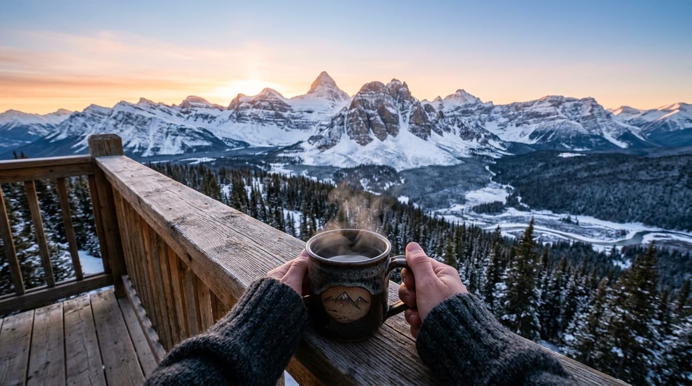 Morning in the Rockies feels different.